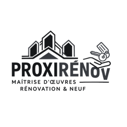 logo noir et blanc proxirenov habitat